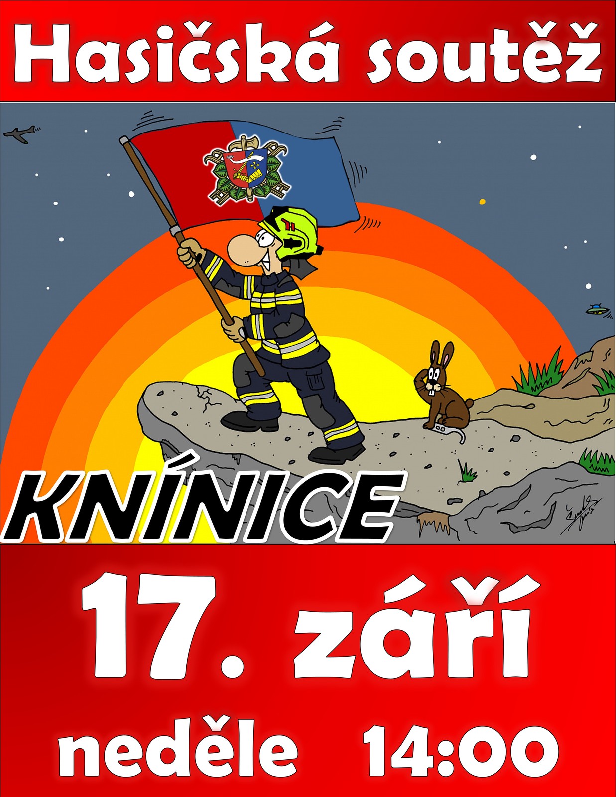 Plakát hasičská soutěž 2023